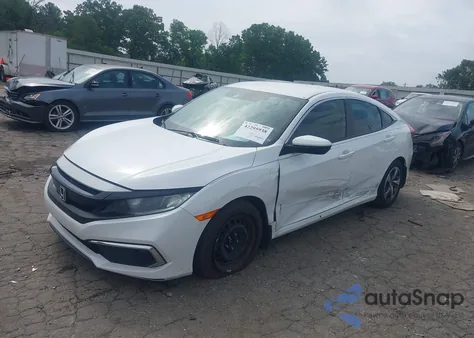 2019 Honda Civic Lx из США, поврежденный, VIN 2HGFC2F68KH603089